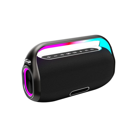 Enceinte Bluetooth Yibolang F4Pro avec deux microphones, couleur noire