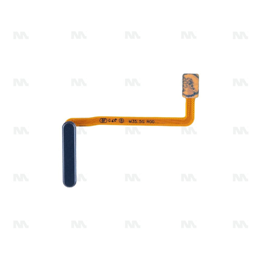 Capteur d'empreintes digitales Samsung Galaxy M35 M356B avec bouton d'alimentation, bleu foncé, OEM
