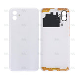 Vitre arrière pour Samsung Galaxy A04 A045F avec objectif blanc OEM