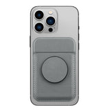 Porte-cartes Rixus RXCH20L avec MagSafe gris clair