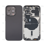 Boîtier avec petites pièces pour Apple iPhone 14 Pro Max - Noir - OEM