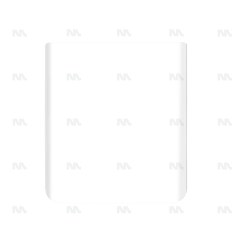 Vitre arrière inférieure pour Samsung Galaxy Z Flip3 F711B – Phantom White – OEM