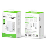 Adaptateur secteur Rixus RXHC100 GaN 100 W blanc
