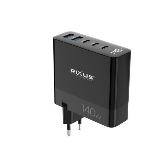 Chargeur Rixus RX110 PD Gan 140 W noir