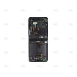 Chassis + Ecran Officiel Service Pack + Vitre pour Samsung Galaxy Z Flip5 F731B - Graphite