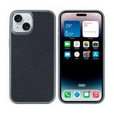 Rixus Mag Carbon avec MagSafe pour Apple iPhone 15 Plus Gris titane