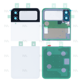 Vitre arrière pour Samsung Galaxy Z Flip4 5G F721B avec objectif blanc OEM