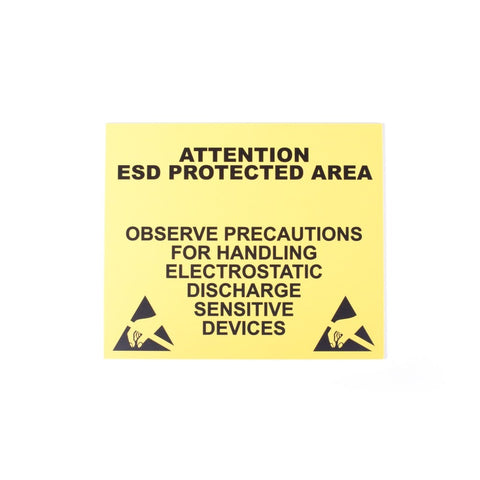 Panneau d'avertissement EPA en PVC 350 x 300 x 5 mm