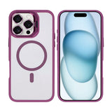 Étui Rixus Classic 03 avec MagSafe pour Apple iPhone 16 Pro Max rose foncé