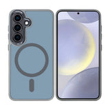 Étui Rixus Classic 04 avec MagSafe pour Samsung Galaxy S25 Plus Gris titane
