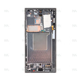 Chassis + Ecran Original Reconditionné + Vitre pour Samsung Galaxy S24 Ultra S928B - Titanium Black