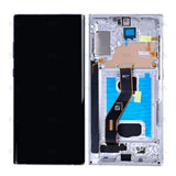 Écran complet sur châssis Soft-OLED pour Samsung Galaxy Note 10 Plus N975F - Blanc Aura