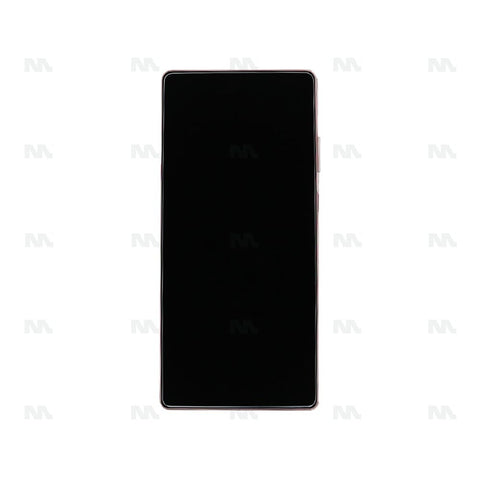 Chassis + Ecran Officiel Service Pack + Vitre pour Samsung Galaxy Note 20 N980F / Note 20 5G N981B - Mystic Bronze