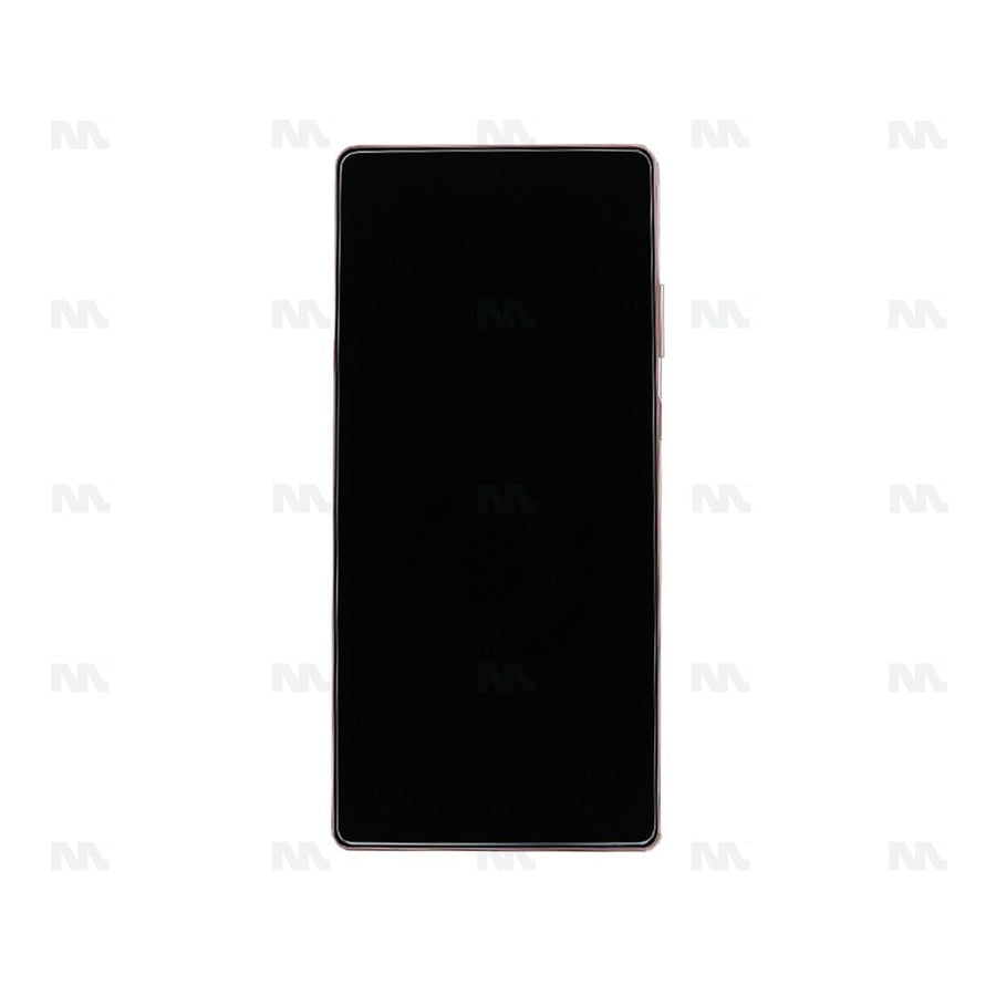 Chassis + Ecran Officiel Service Pack + Vitre pour Samsung Galaxy Note 20 N980F / Note 20 5G N981B - Mystic Bronze
