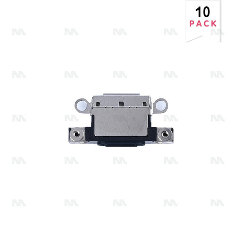 Connecteur de charge pour Apple iPhone 16, 16 Plus – Noir (10 pièces)