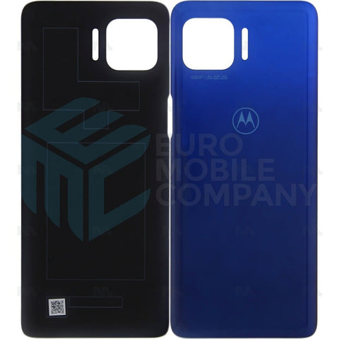 Vitre arrière pour Motorola Moto G 5G Plus sans objectif - Surfing Blue - Original