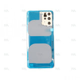 Vitre arrière pour Samsung Galaxy S20 Plus G985F avec objectif, blanc nuage, OEM