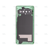 Vitre arrière pour Samsung Galaxy S10 G973F avec prisme noir OEM