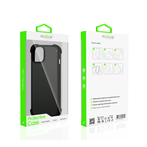 Étui anti-éclatement Rixus pour Apple iPhone 11 Pro noir