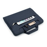 Housse pour ordinateur portable avec bandoulière 13, 14,2 pouces Bleu marine