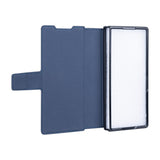 Étui portefeuille Rixus avec porte-stylo pour Samsung Galaxy Z Fold6 bleu