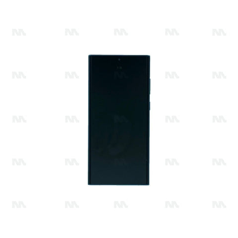 Chassis + Ecran Officiel Service Pack + Vitre pour Samsung Galaxy S22 Ultra S908B - Vert