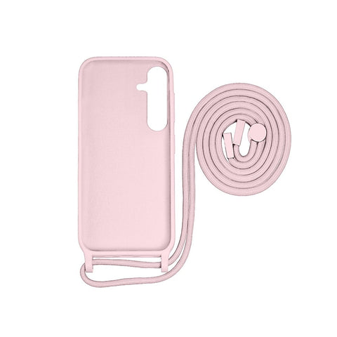 Câble de protection pour collier Rixus TPU pour Samsung Galaxy S24 Plus rose