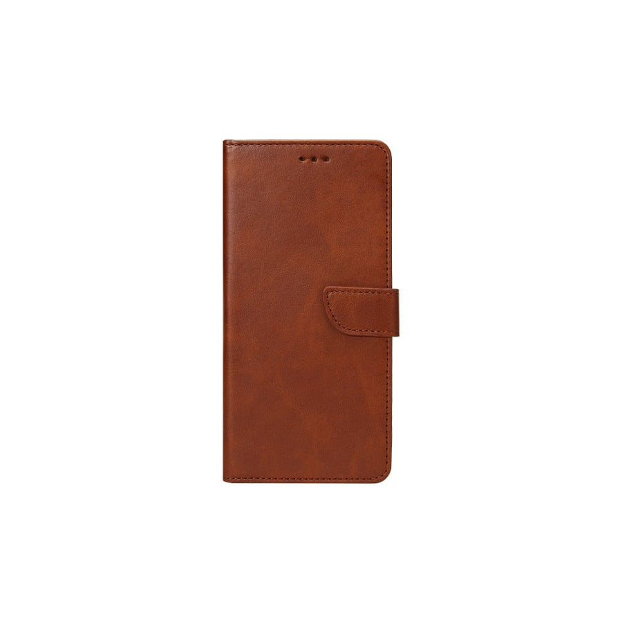 Rixus Bookcase pour Apple iPhone 15 Pro Marron