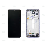 Chassis + Ecran Officiel Service Pack + Vitre pour Samsung Galaxy A52s 5G A528B Awesome Violet