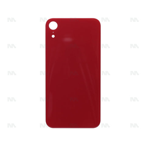 Vitre Arrière pour Apple iPhone XR, cadre de caméra agrandi rouge Compatible