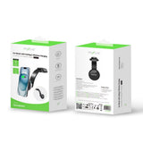 Support voiture Rixus RXWC72 avec refroidissement et recharge sans fil 15 W noir