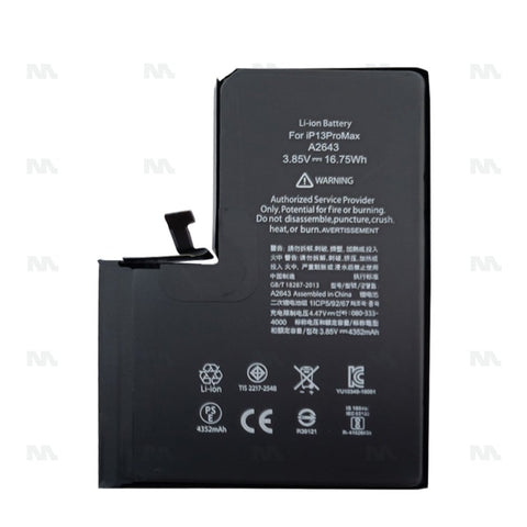 Batterie avec diagnostic (santé batterie visible) pour Apple iPhone 13 Pro Max - OEM