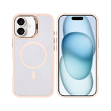Étui Rixus Classic 03 avec MagSafe pour Apple iPhone 16 Plus rose clair