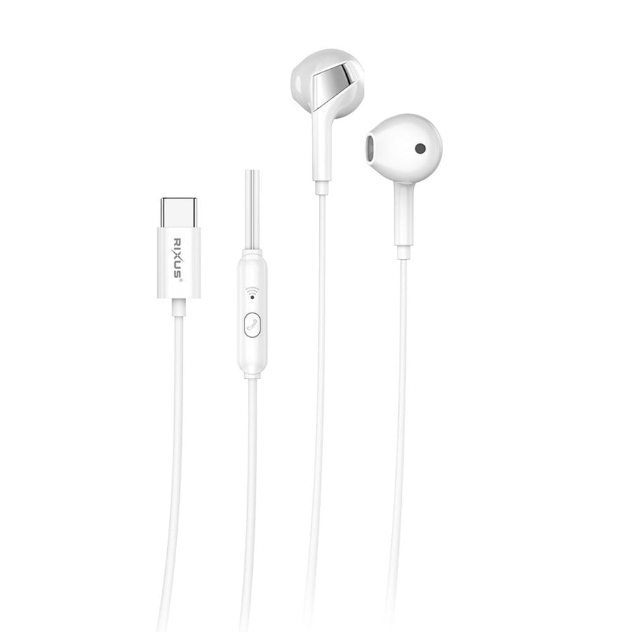 Écouteurs Filaire USB-C Rixus RXHD19CD (Présentoir Comptoir 02)