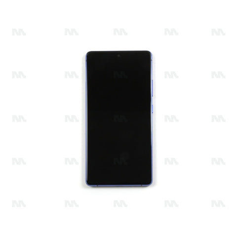 Chassis + Ecran Officiel Service Pack + Vitre pour Samsung Galaxy S10 Lite G770F - Prism Blue