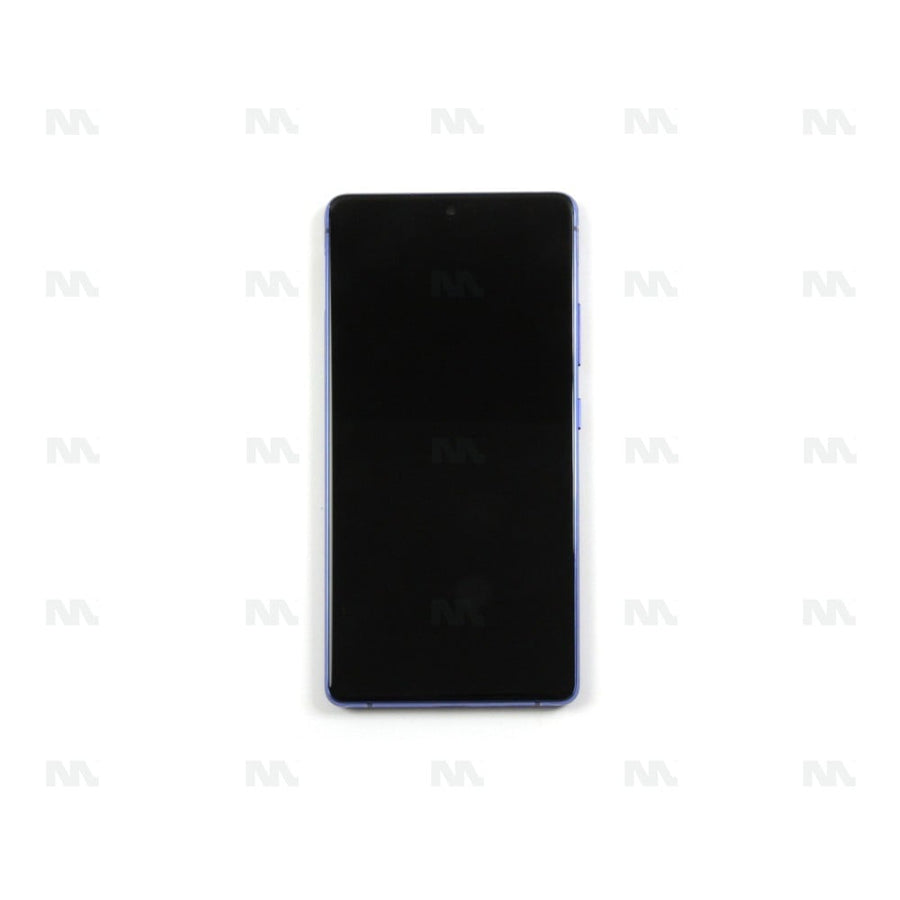 Chassis + Ecran Officiel Service Pack + Vitre pour Samsung Galaxy S10 Lite G770F - Prism Blue