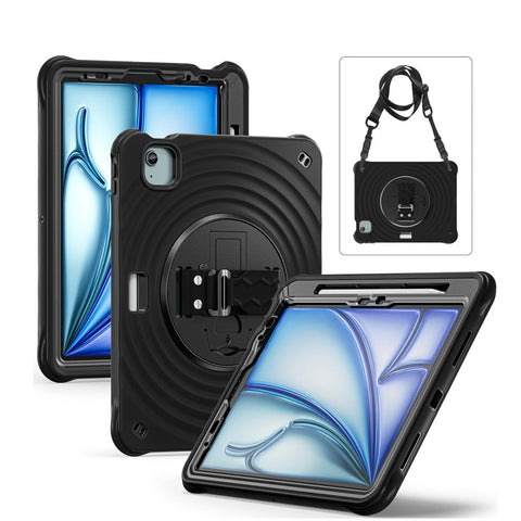 Étui antichoc Rixus RXTC08 pour Apple iPad Pro 11 pouces (2024) Noir