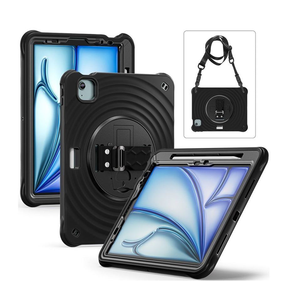 Étui antichoc Rixus RXTC08 pour Apple iPad Pro 11 pouces (2024) Noir