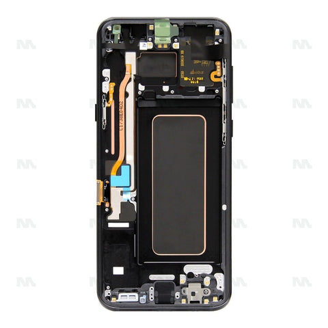 Chassis + Ecran Officiel Service Pack + Vitre pour Samsung Galaxy S8 Plus G955F - Midnight Black