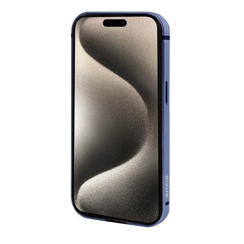 Étui Rixus Crash Guard pour Apple iPhone 15 Pro bleu titane
