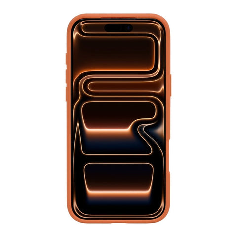 Coque Cristal Ambre Rixus Pour Apple iPhone 17 Pro Max, 18 Pro Max Orange