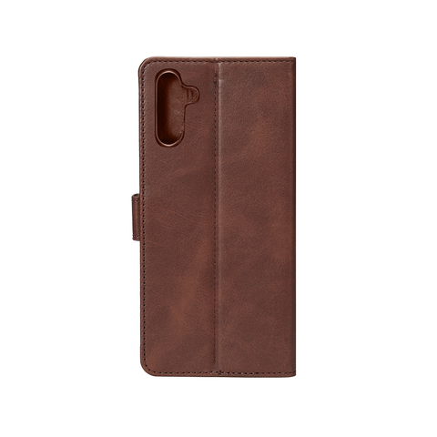 Etui livre pour Samsung Galaxy A05s Marron