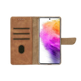 Bibliothèque Rixus pour Samsung Galaxy A56 Marron clair