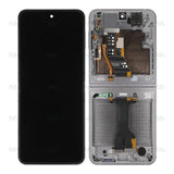 Chassis + Ecran Officiel Service Pack + Vitre pour Samsung Galaxy Z Flip6 F741B - Silver Shadow