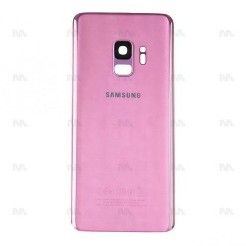 Vitre arrière pour Samsung Galaxy S9 G960F avec objectif violet lilas OEM