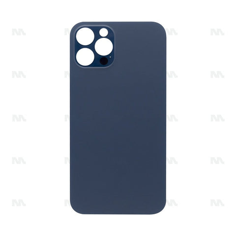 Vitre Arrière pour Apple iPhone 12 Pro, cadre de caméra agrandi – Bleu Pacifique – Compatible
