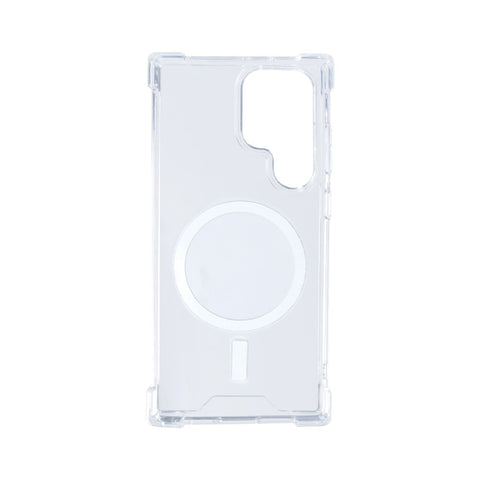 Étui anti-éclatement Rixus avec MagSafe pour Samsung Galaxy S24 Ultra transparent