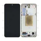 Chassis + Ecran LCD + Vitre pour Samsung Galaxy S24 (SM-S921B) Amber Yellow Pre - Assembled