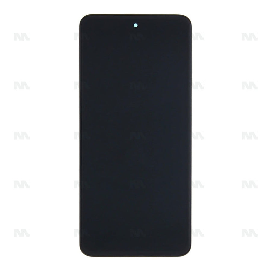 Chassis + Ecran Officiel Service Pack + Vitre pour Motorola G84 5G - Noir
