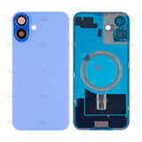 Vitre Arrière sans NFC, cadre de caméra agrandi compatible avec Ultramarine pour Apple iPhone 16 Plus